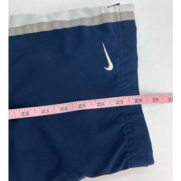 Nike Blue Pull On Drawstring Windbreaker Track Zip Up Hem Pants Youth XL (18/20) - Picture 12 of 12
